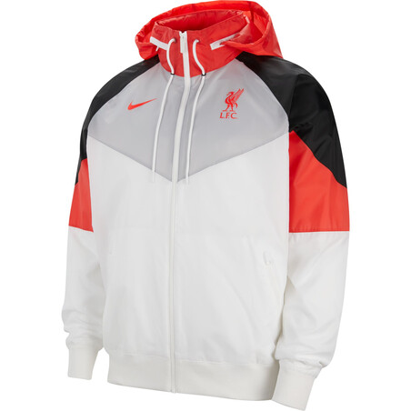 Veste imperméable Liverpool gris rouge 2020/21