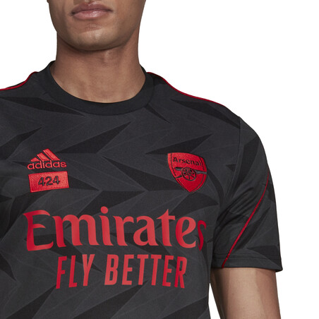 Maillot Arsenal X 424 Edition Limitée noir rouge