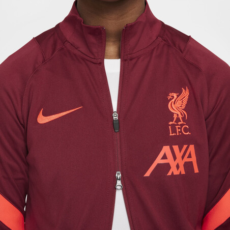Ensemble survêtement enfant Liverpool rouge 2021/22