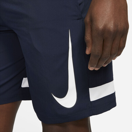 Short entraînement Nike Academy GX bleu blanc