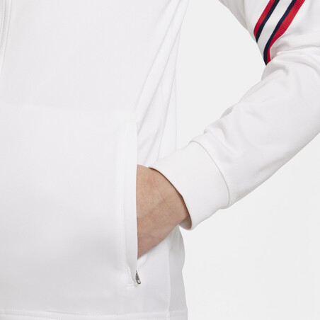 Ensemble survêtement junior PSG Strike blanc bleu 2021/22