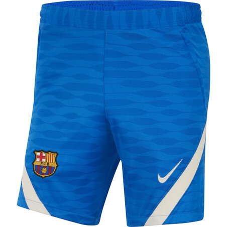 Short entraînement FC Barcelone Strike bleu blanc 2021/22