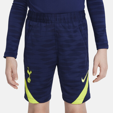 Short entraînement junior Tottenham Strike bleu jaune 2021/22