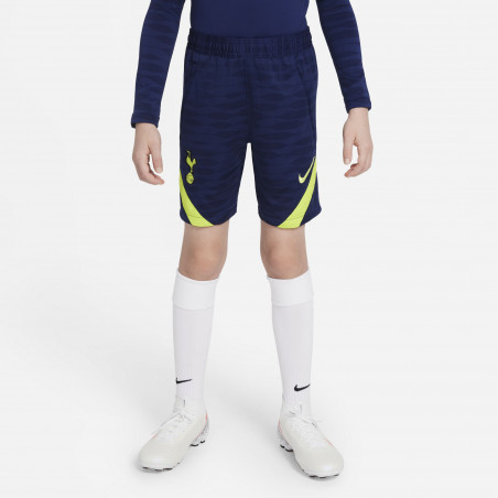 Short entraînement junior Tottenham Strike bleu jaune 2021/22