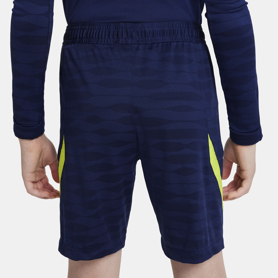 Short entraînement junior Tottenham Strike bleu jaune 2021/22