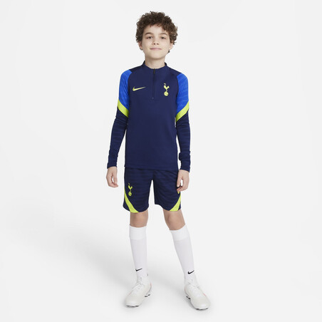 Short entraînement junior Tottenham Strike bleu jaune 2021/22