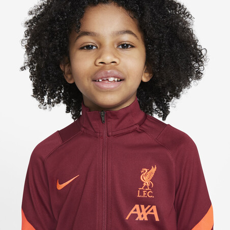 Ensemble survêtement junior Liverpool rouge 2021/22