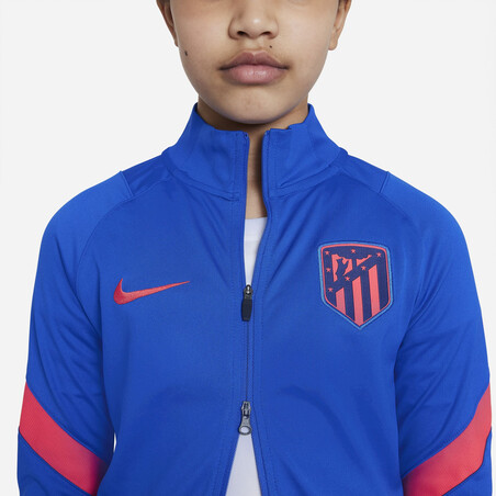 Ensemble survêtement junior Atlético Madrid bleu rouge 2021/22