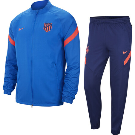 Ensemble survêtement Atlético Madrid Woven bleu rouge 2021/2022