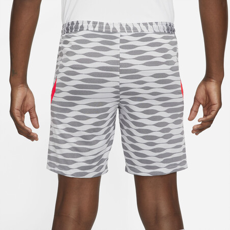 Short entraînement Nike Strike gris rouge 2021/22