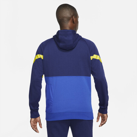 Sweat zippé Chelsea Fleece bleu jaune 2021/22