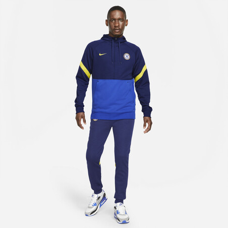 Sweat zippé Chelsea Fleece bleu jaune 2021/22