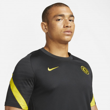 Maillot entraînement Chelsea noir jaune 2021/22