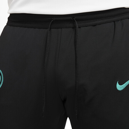 Pantalon survêtement Inter Milan noir bleu 2021/22