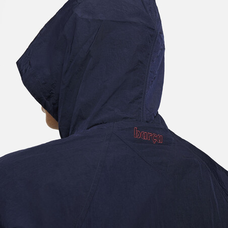 Veste survêtement FC Barcelone Woven bleu 2021/22