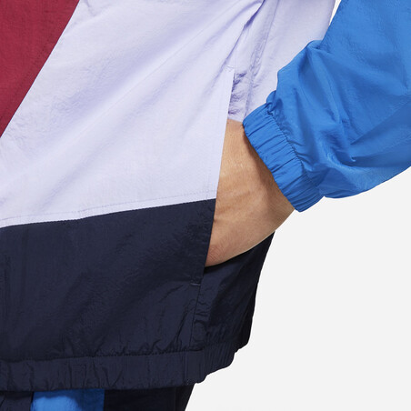 Veste survêtement FC Barcelone Woven bleu 2021/22