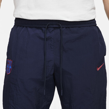 Pantalon survêtement FC Barcelone Woven bleu rouge 2021/22