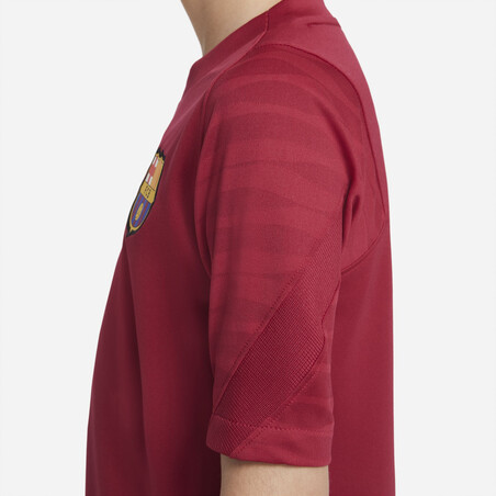 Maillot entraînement junior FC Barcelone Strike rouge 2021/22