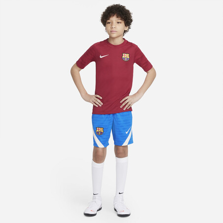 Maillot entraînement junior FC Barcelone Strike rouge 2021/22