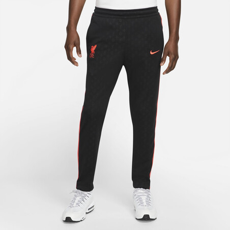 Pantalon survêtement Liverpool N98 noir rouge 2021/22