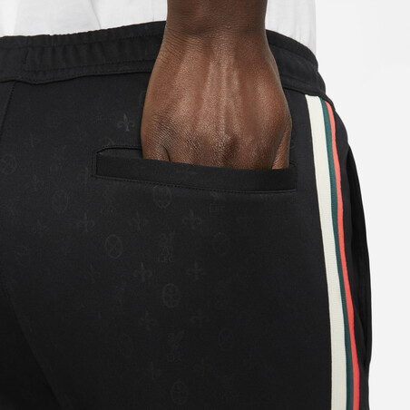 Pantalon survêtement Liverpool N98 noir rouge 2021/22