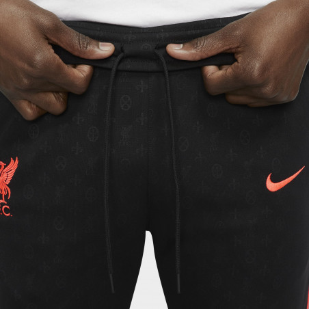 Pantalon survêtement Liverpool N98 noir rouge 2021/22