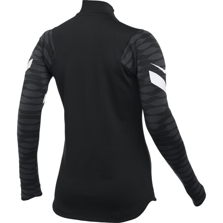 Sweat zippé Femme Nike Strike noir blanc