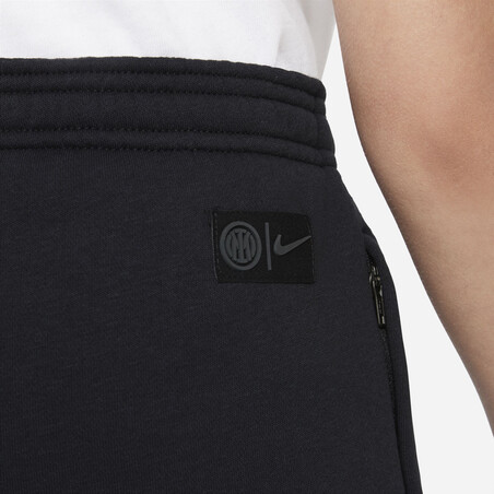 Pantalon survêtement junior Inter Milan Fleece noir bleu 2021/22