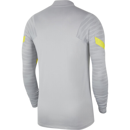 Sweat zippé Chelsea Strike gris jaune 2021/22