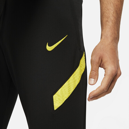 Pantalon survêtement Chelsea noir jaune 2021/22