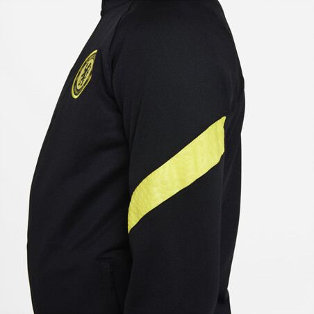 Ensemble survêtement junior Chelsea Strike noir jaune 2021/22
