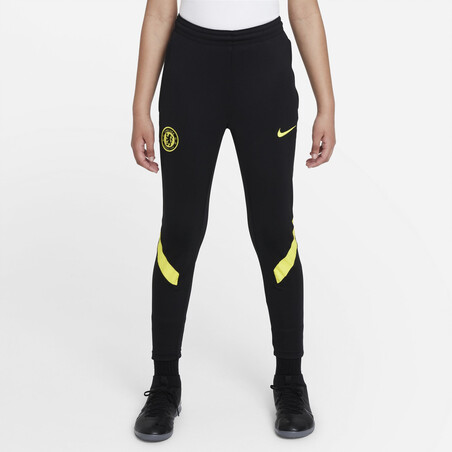 Ensemble survêtement junior Chelsea Strike noir jaune 2021/22