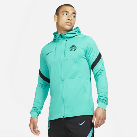 Veste à capuche Inter Milan bleu noir 2021/22