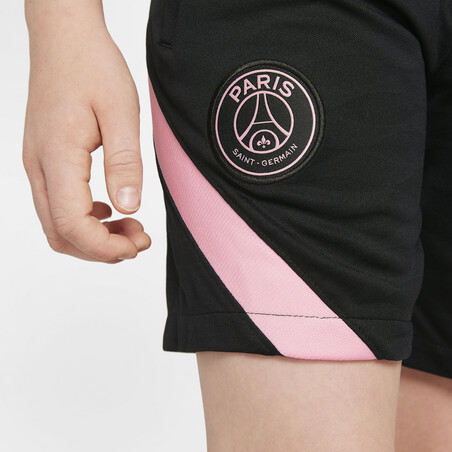 Short entraînement junior PSG Strike noir rose 2021/22