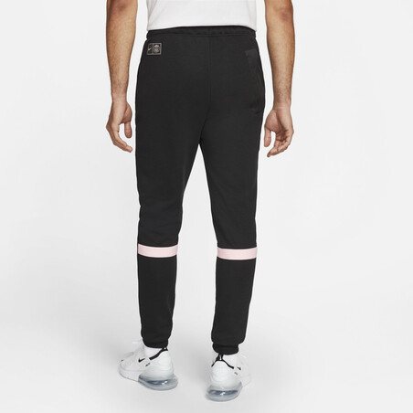 Pantalon survêtement PSG Fleece noir rose 2021/22 en 2023