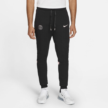 Pantalon survêtement PSG Fleece noir rose 2021/22