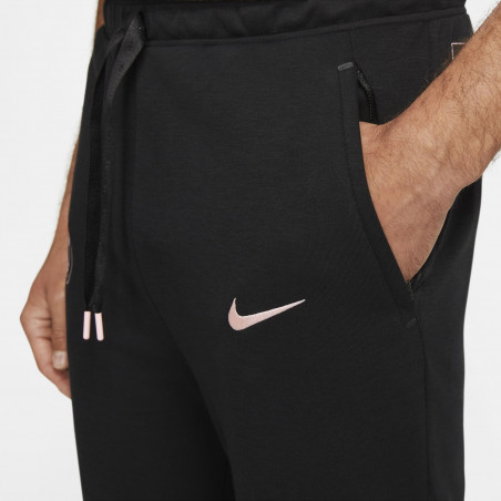 Pantalon survêtement PSG Fleece noir rose 2021/22