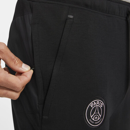 Pantalon survêtement PSG Fleece noir rose 2021/22