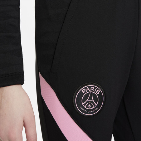 Pantalon survêtement junior PSG Strike noir rose 2021/22