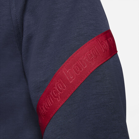 Sweat zippé FC Barcelone Fleece bleu 2021/22