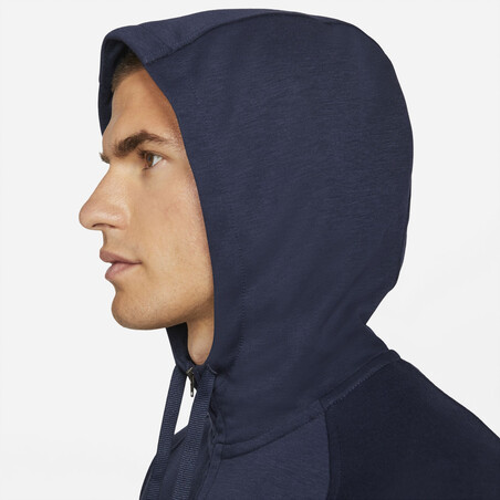 Sweat zippé FC Barcelone Fleece bleu 2021/22
