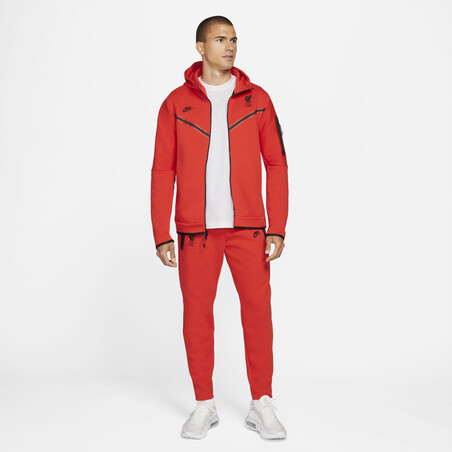 Veste survêtement Liverpool Fleece rouge 2021/22