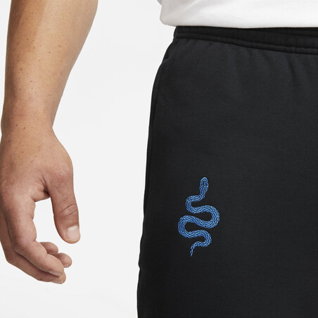 Pantalon survêtement Inter Milan Fleece noir bleu 2021/22