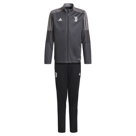 Ensemble survêtement junior Juventus gris noir 2021/22
