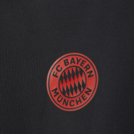 Veste entraînement junior Bayern Munich noir rouge 2021/22