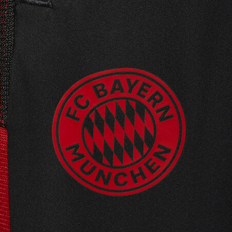Pantalon entraînement junior Bayern Munich noir rouge 2021/22