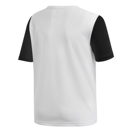 Maillot entraînement junior adidas Estro blanc noir