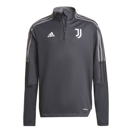 Sweat zippé junior Juventus gris blanc 2021/22