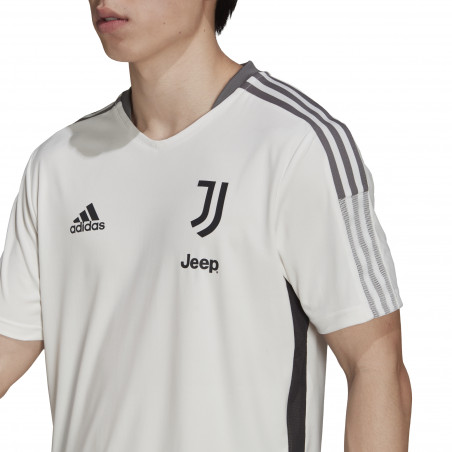 Maillot entraînement Juventus blanc noir 2021/22
