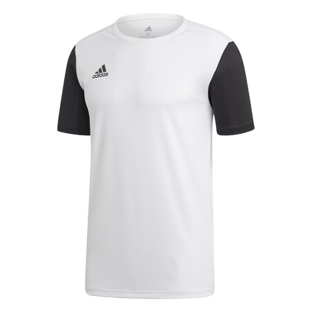 Maillot entraînement adidas Estro19 blanc noir